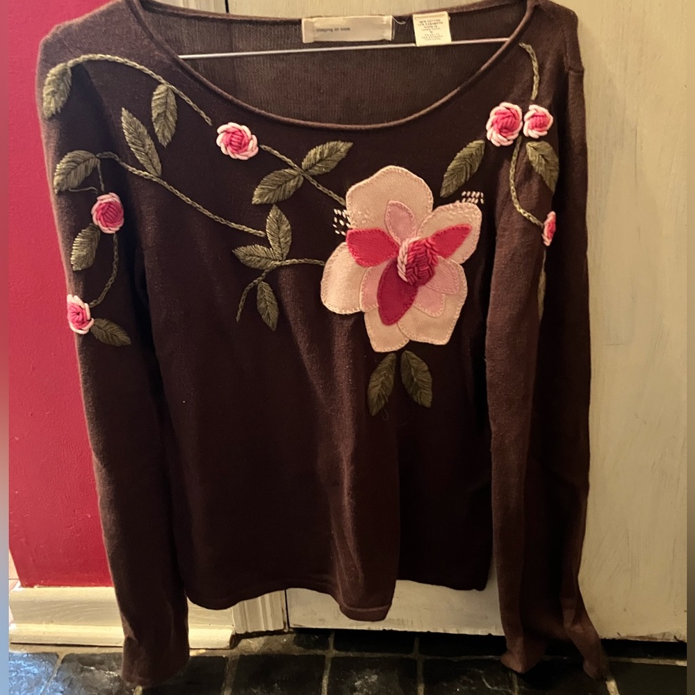 Anthropologie Sleeping on snow sweater